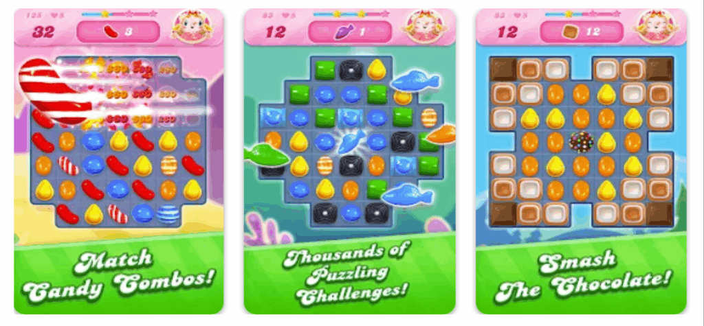 Candy Crush Saga mobile game
