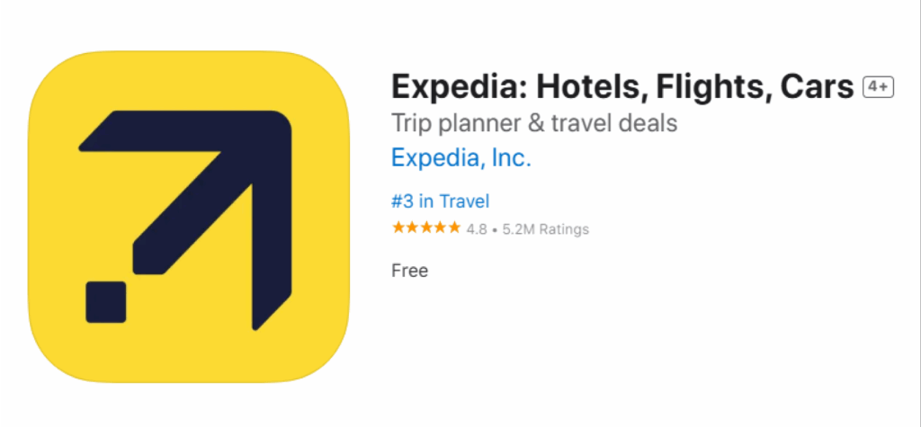 Expedia iOS app icon