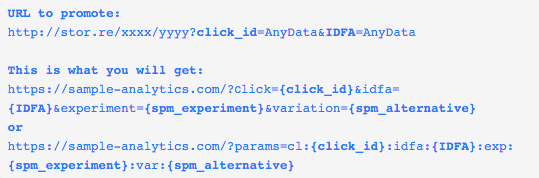 integrate a/b testing software with install tracking