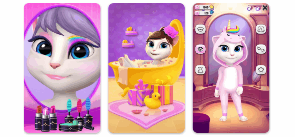 My Talking Angela mobile game