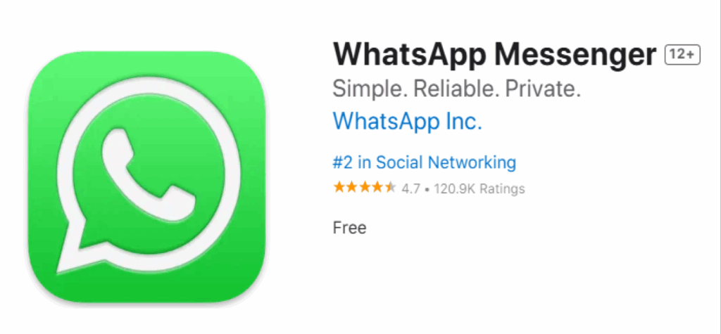 WhatsApp iOS app icon